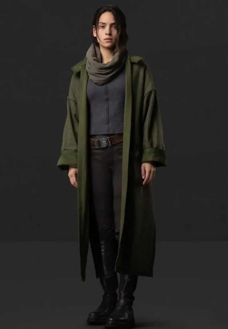 adria arjona wool coat