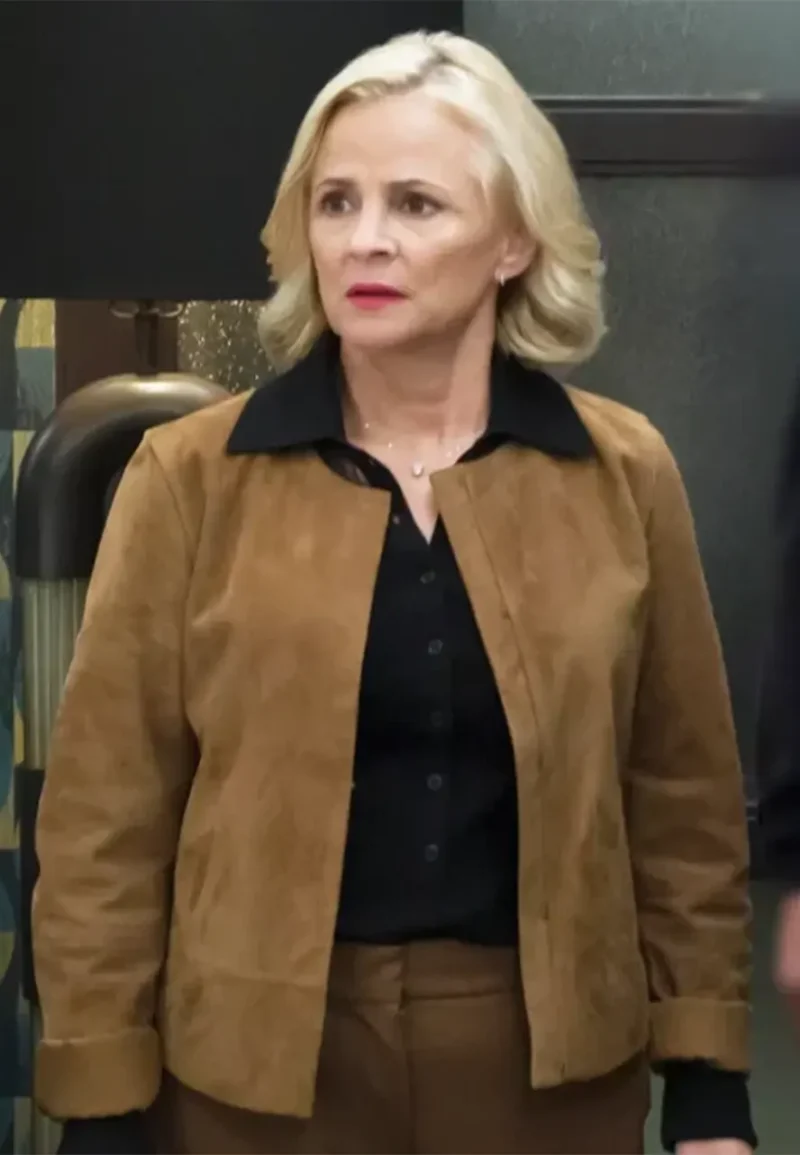 amy sedaris suede leather jacket