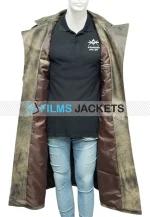 andor brown trench coat
