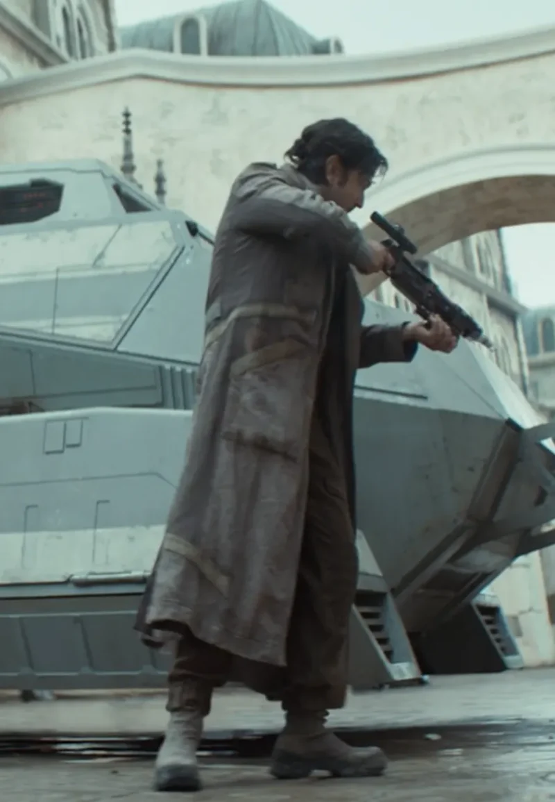 andor grey trench coat