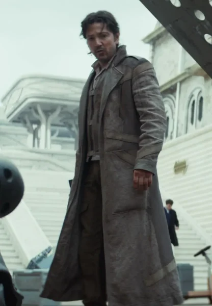 andor brown trench coat