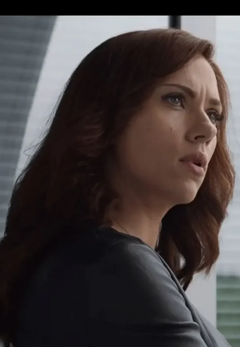 avengers black widow leather jacket