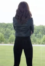 black widow jacket leather