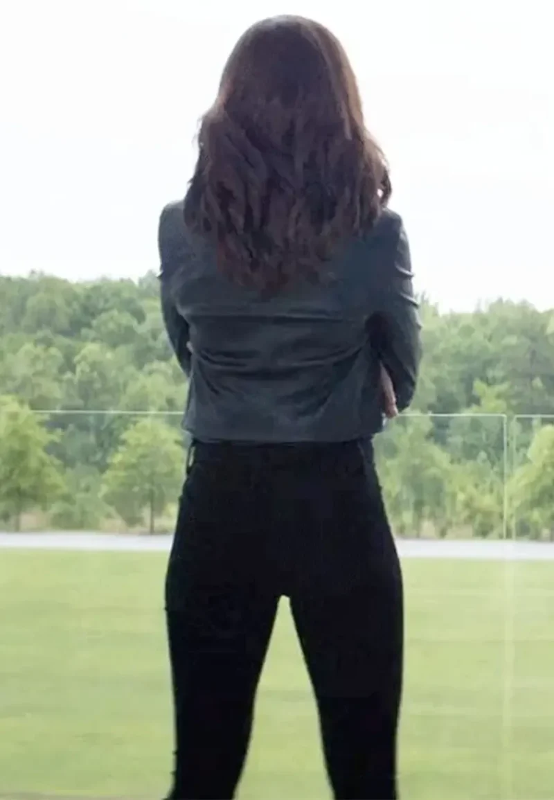 black widow jacket leather