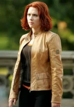 black widow leather jacket