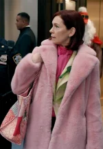 carrie preston faux fur coat