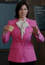 carrie preston pink blazer