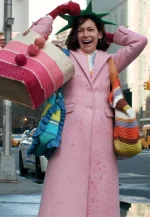 carrie preston pink coat