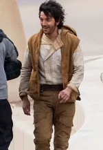 cassian andor brown hooded vest