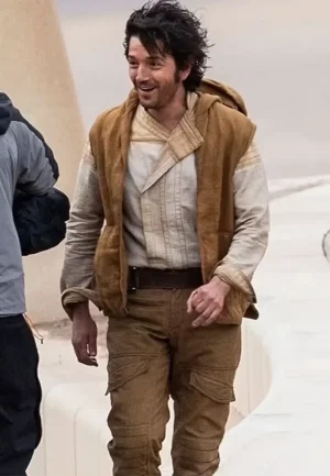 cassian andor brown hooded vest