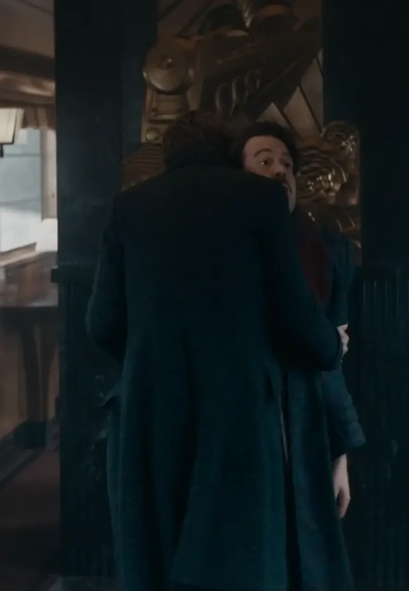 daniel radcliffe eddie redmayne black wool coat