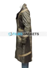 diego luna brown trench coat