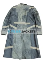 diego luna trench leather coat