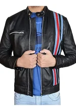 eddie brock black leather jacket