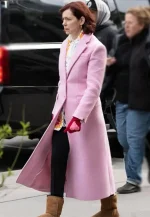 elsbeth tascioni pink coat