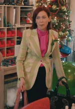 elsbeth tascioni plaid texture blazer