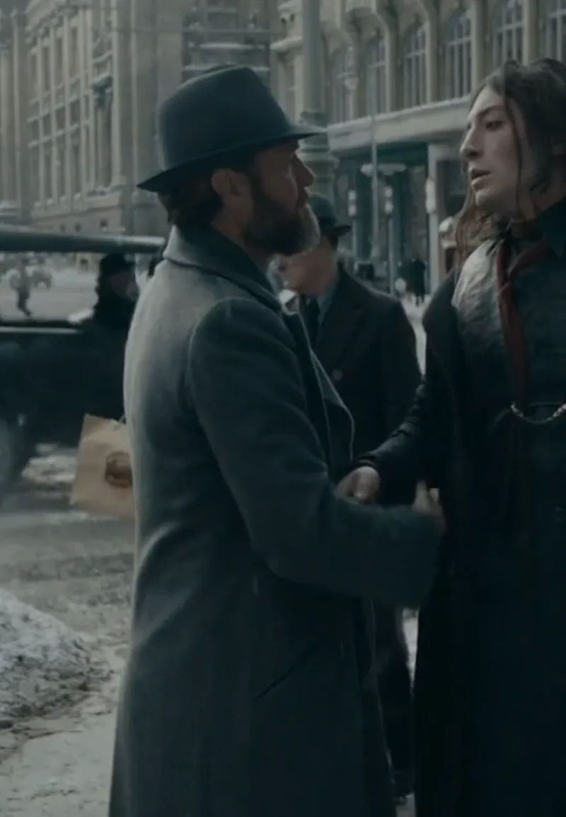 fantastic beasts dumbledore wool coat