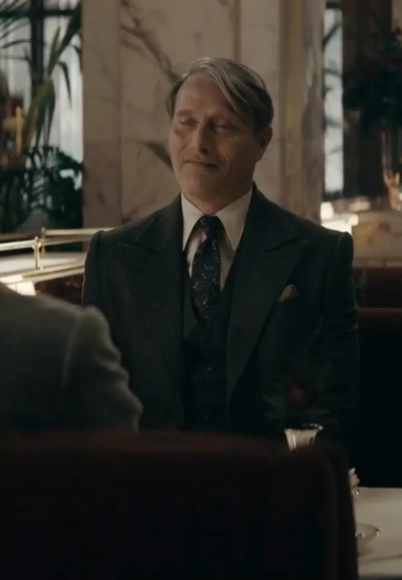 gellert grindelwald wool blazer