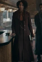 jessica williams maroon coat