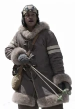 leather coat shearling