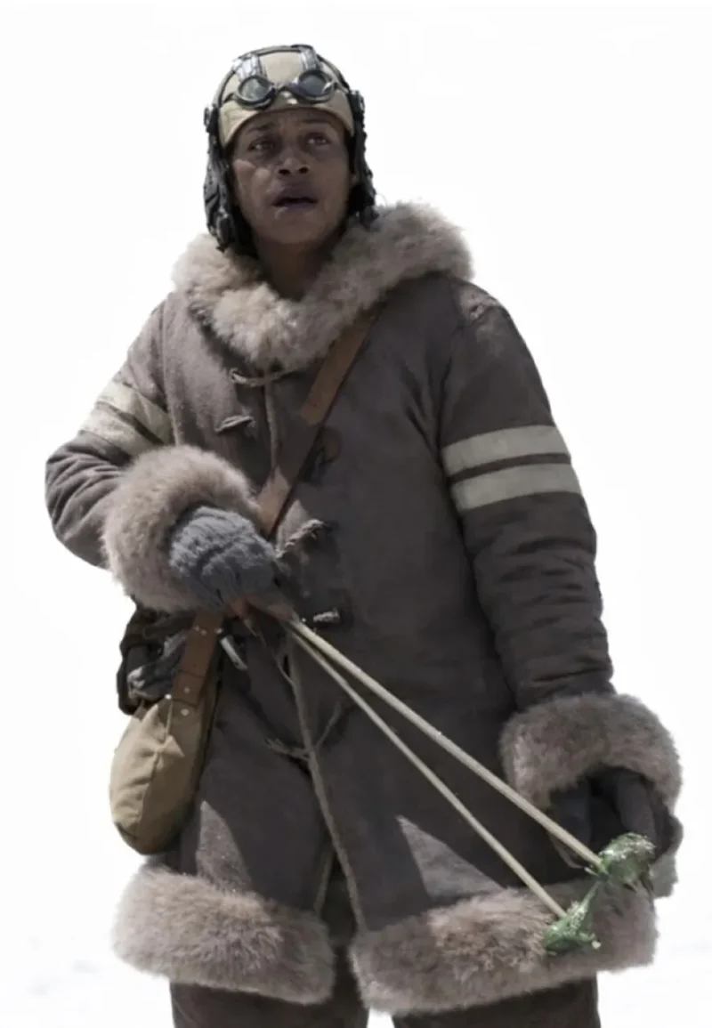 leather coat shearling