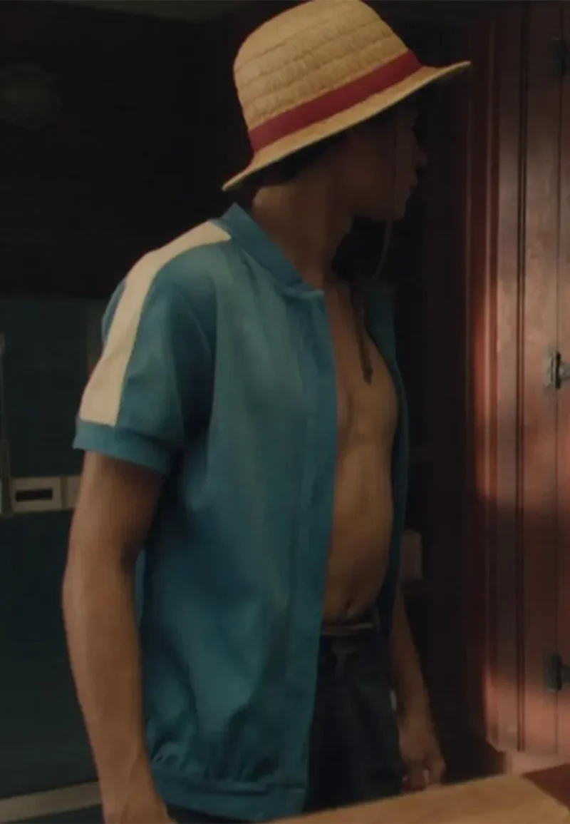 monkey d luffy blue jacket