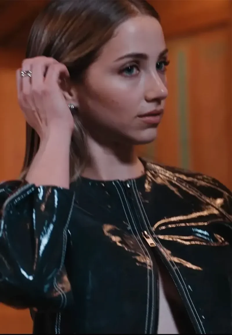 nami black cropped jacket