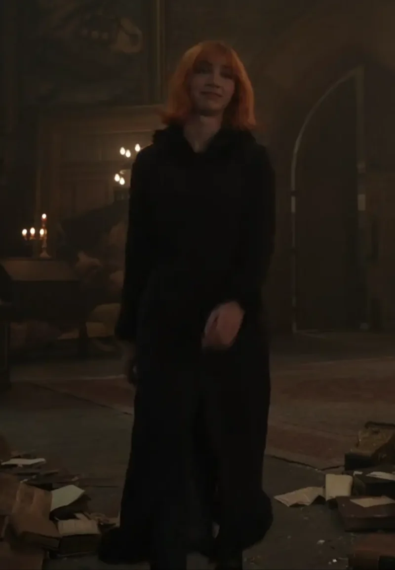 nami black wool coat