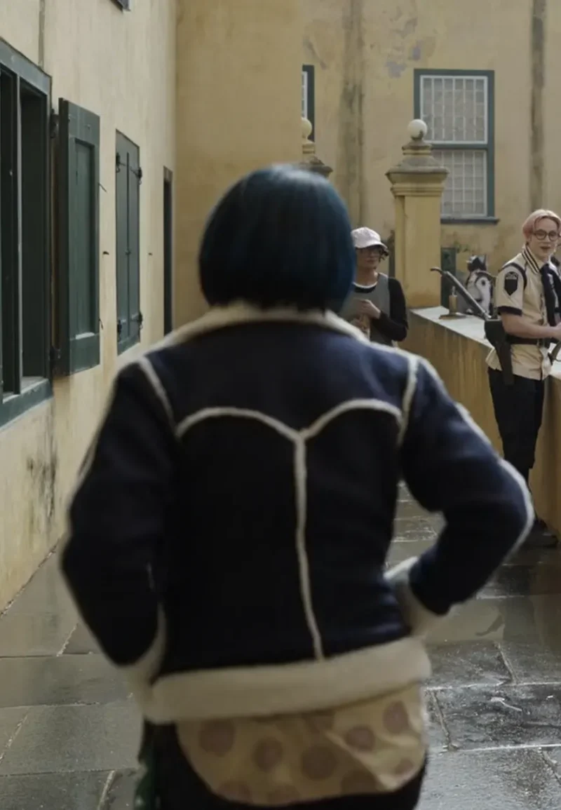 one piece tashigi sherpa jacket