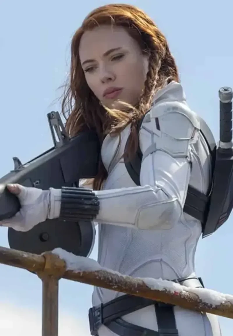 scarlett johansson leather jacket