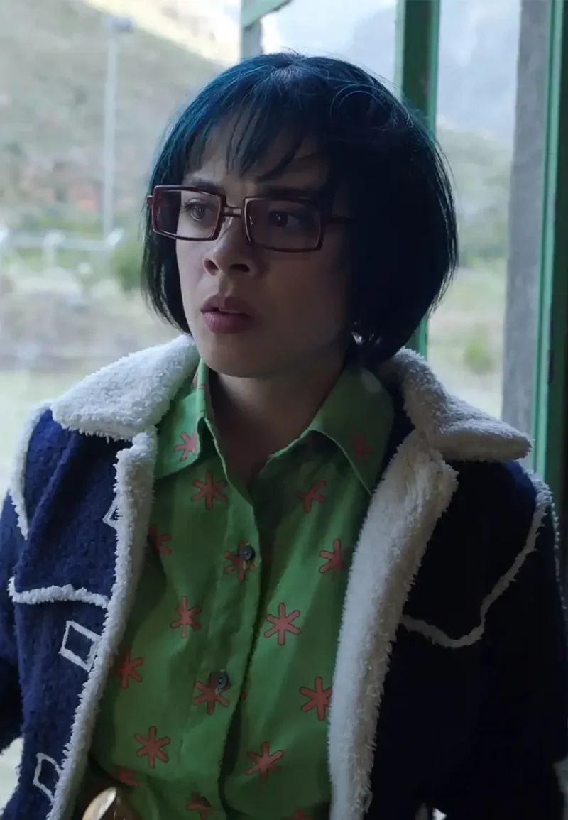 tashigi black sherpa jacket