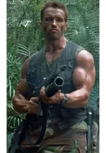 arnold schwarzenegger predator black vest
