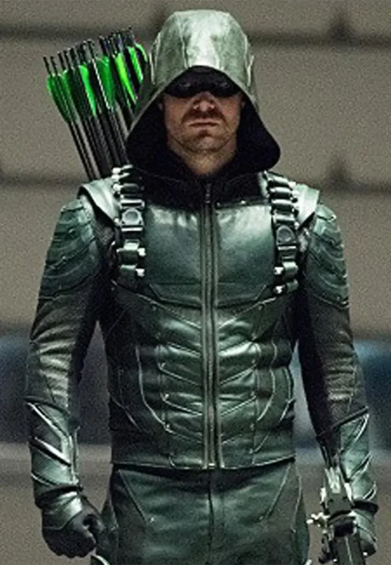 arrow seasons 5 leather jacket