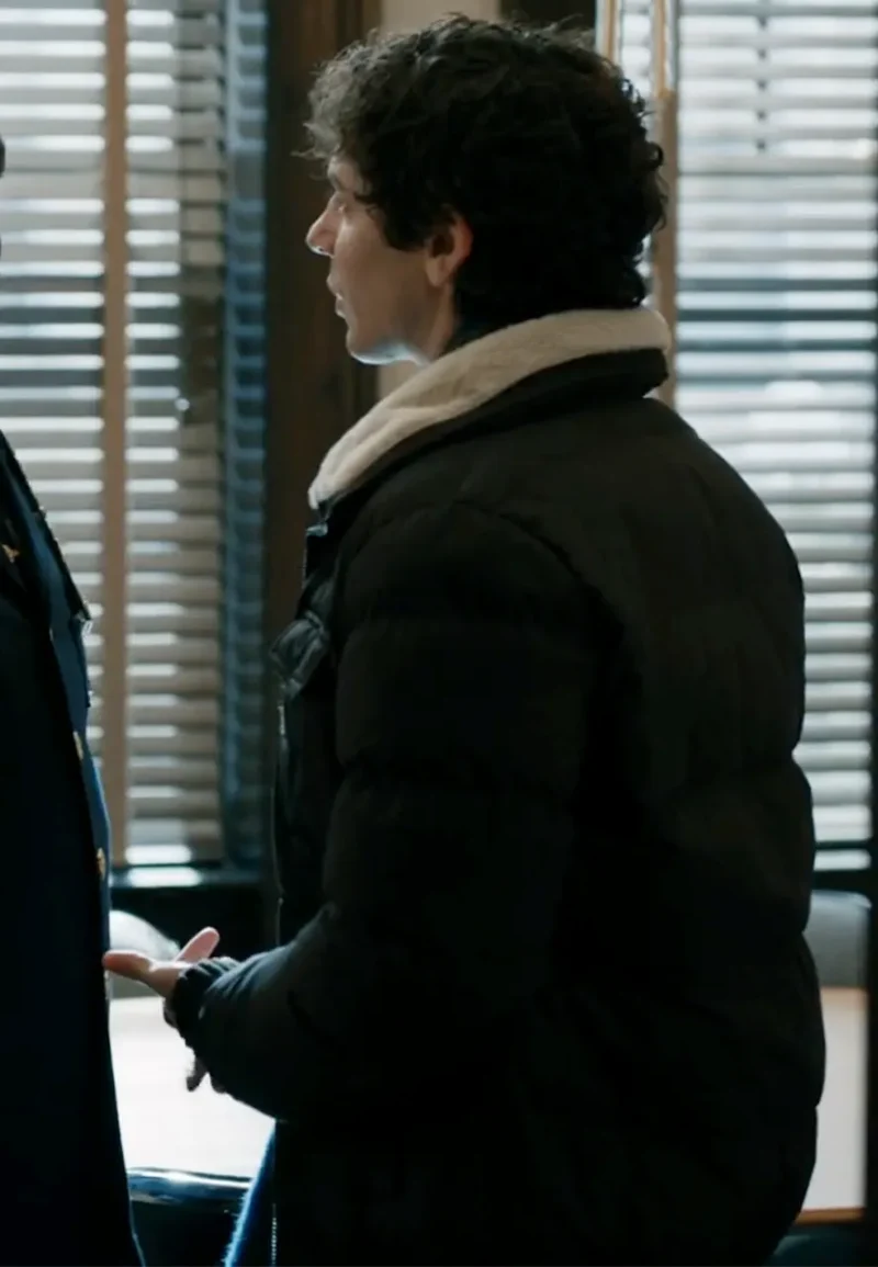 ben levi ross puffer brown jacket