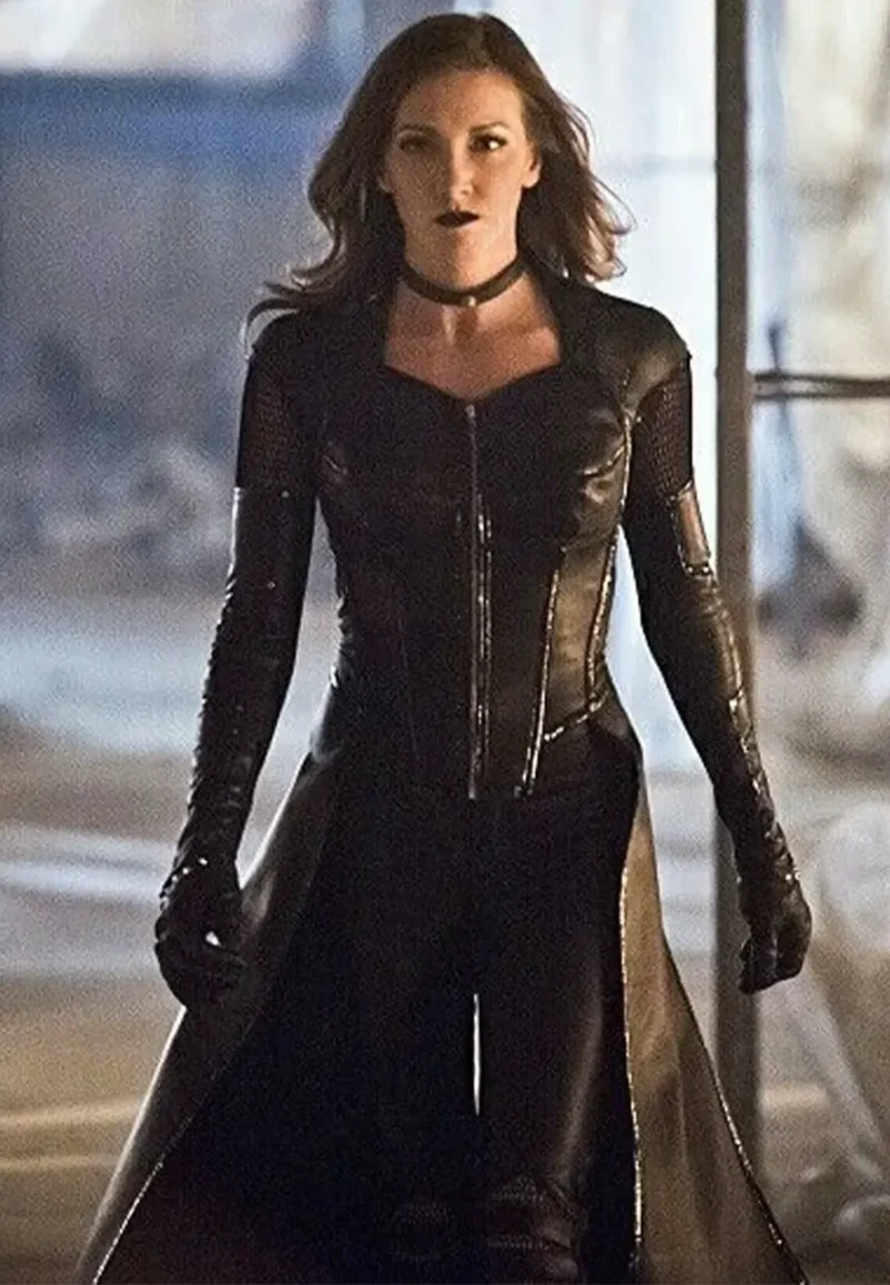 black siren leather coat