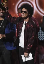 bruno mars red sequins jacket