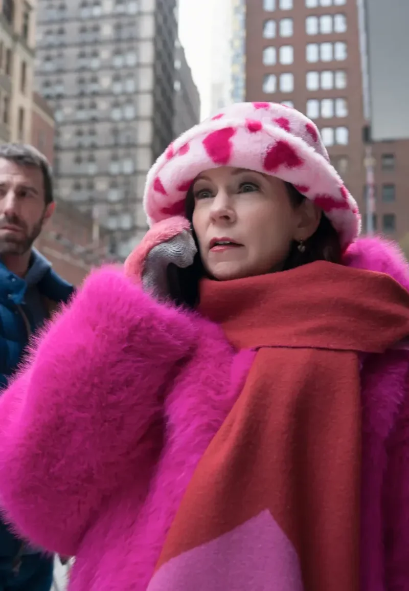 carrie preston faux fur cropped jacket