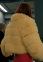 carrie preston faux fur jacket
