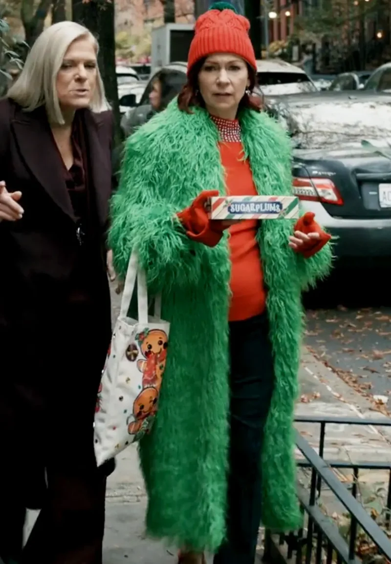 carrie preston green coat