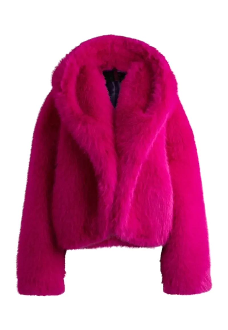 carrie preston pink cropped jacket