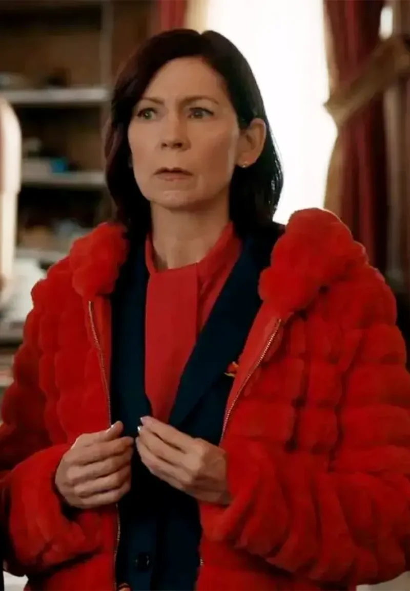 carrie preston red coat