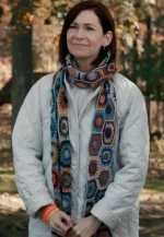 carrie preston white quilted coat