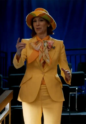 carrie preston yellow blazer