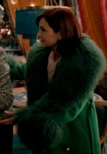 elsbeth tascioni fur trim coat