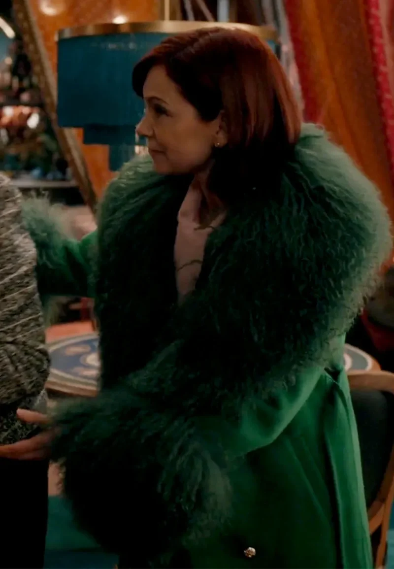 elsbeth tascioni fur trim coat