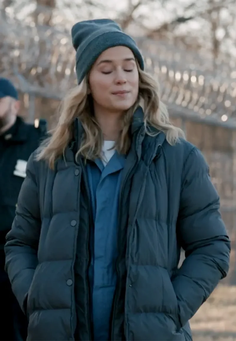 elsbeth tascioni grey puffer jacket