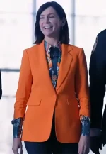 elsbeth tascioni orange blazer