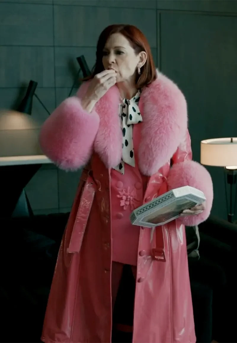 elsbeth tascioni pink coat