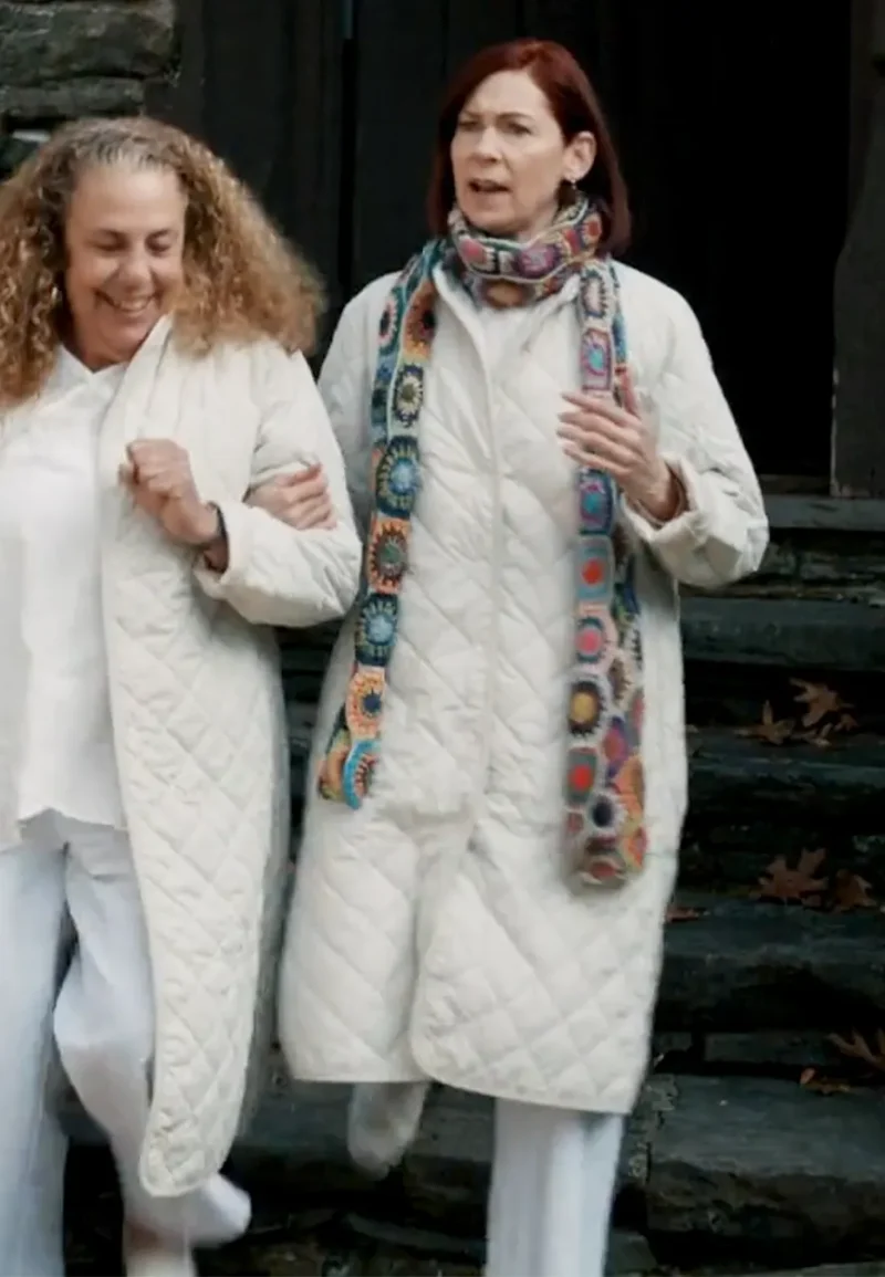 elsbeth tascioni white quilted coat