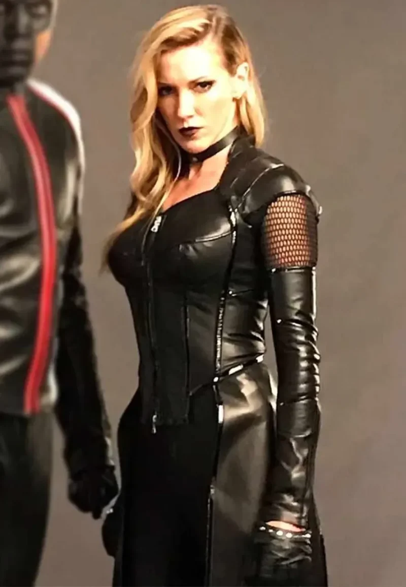 kattie cassidy arrow black siren coat